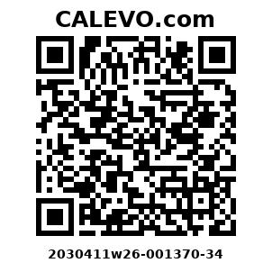 Calevo.com Preisschild 2030411w26-001370-34