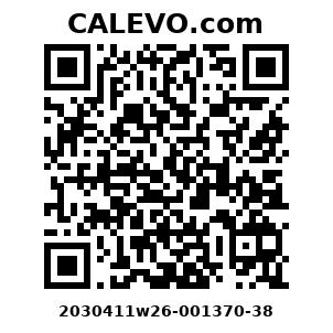 Calevo.com Preisschild 2030411w26-001370-38