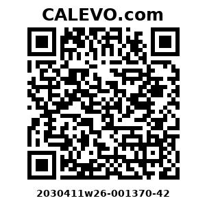 Calevo.com Preisschild 2030411w26-001370-42