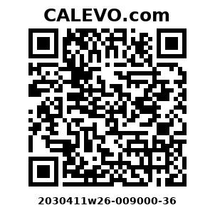Calevo.com Preisschild 2030411w26-009000-36