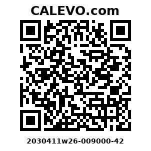 Calevo.com Preisschild 2030411w26-009000-42