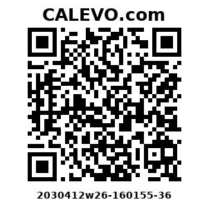 Calevo.com Preisschild 2030412w26-160155-36