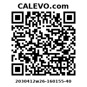 Calevo.com Preisschild 2030412w26-160155-40