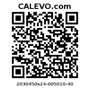 Calevo.com Preisschild 2030450s24-005010-40
