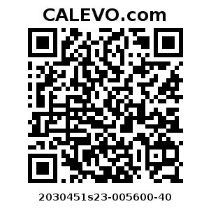 Calevo.com Preisschild 2030451s23-005600-40