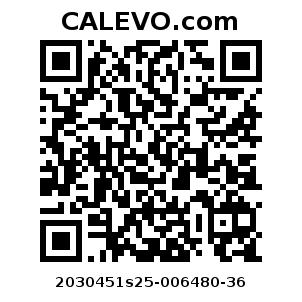 Calevo.com Preisschild 2030451s25-006480-36