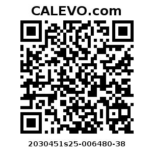 Calevo.com Preisschild 2030451s25-006480-38