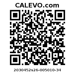 Calevo.com Preisschild 2030452s26-005010-34