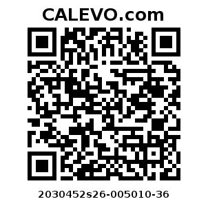 Calevo.com Preisschild 2030452s26-005010-36