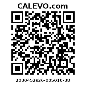 Calevo.com Preisschild 2030452s26-005010-38