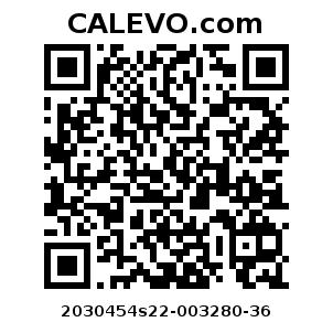 Calevo.com pricetag 2030454s22-003280-36