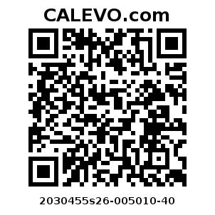 Calevo.com Preisschild 2030455s26-005010-40