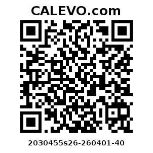 Calevo.com Preisschild 2030455s26-260401-40