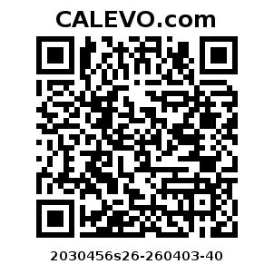 Calevo.com Preisschild 2030456s26-260403-40