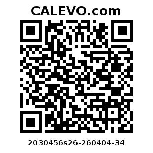Calevo.com Preisschild 2030456s26-260404-34