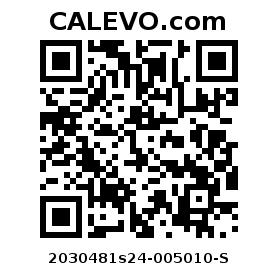 Calevo.com pricetag 2030481s24-005010-S