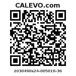 Calevo.com Preisschild 2030490s24-005010-36