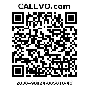 Calevo.com Preisschild 2030490s24-005010-40