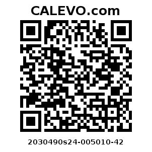 Calevo.com Preisschild 2030490s24-005010-42