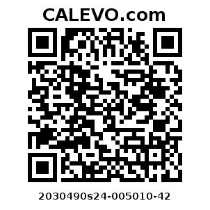 Calevo.com pricetag 2030490s24-005010-42