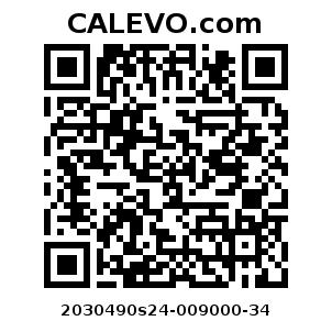Calevo.com Preisschild 2030490s24-009000-34