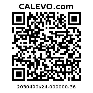Calevo.com Preisschild 2030490s24-009000-36