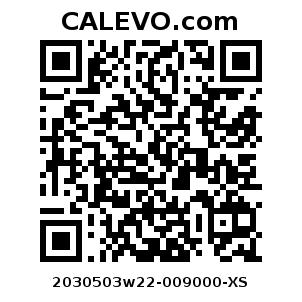 Calevo.com Preisschild 2030503w22-009000-XS
