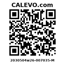 Calevo.com Preisschild 2030504w26-007035-M