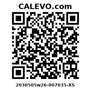 Calevo.com Preisschild 2030505w26-007035-XS
