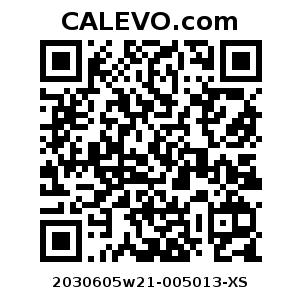 Calevo.com Preisschild 2030605w21-005013-XS