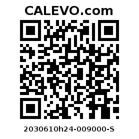 Calevo.com pricetag 2030610h24-009000-S