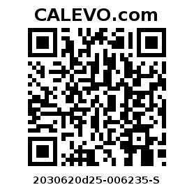 Calevo.com Preisschild 2030620d25-006235-S