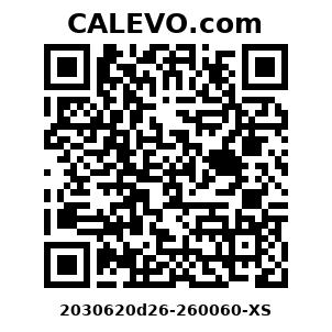 Calevo.com Preisschild 2030620d26-260060-XS