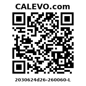 Calevo.com Preisschild 2030624d26-260060-L