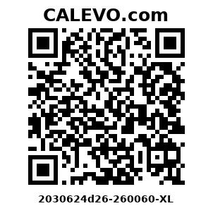 Calevo.com Preisschild 2030624d26-260060-XL