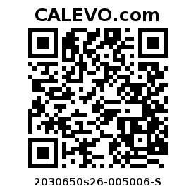 Calevo.com Preisschild 2030650s26-005006-S