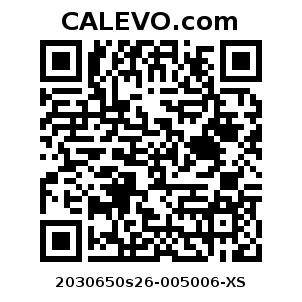 Calevo.com Preisschild 2030650s26-005006-XS