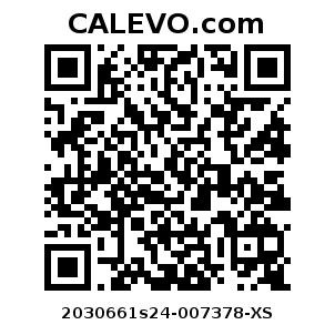Calevo.com Preisschild 2030661s24-007378-XS