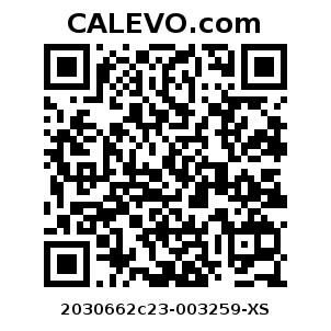 Calevo.com Preisschild 2030662c23-003259-XS