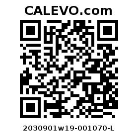 Calevo.com Preisschild 2030901w19-001070-L