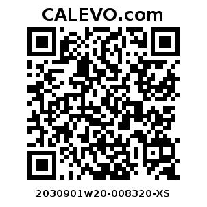 Calevo.com Preisschild 2030901w20-008320-XS