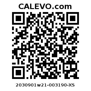 Calevo.com Preisschild 2030901w21-003190-XS