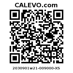 Calevo.com Preisschild 2030901w21-009000-XS