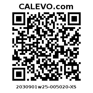 Calevo.com Preisschild 2030901w25-005020-XS