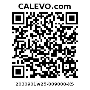 Calevo.com Preisschild 2030901w25-009000-XS