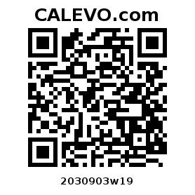 Calevo.com Preisschild 2030903w19