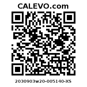 Calevo.com Preisschild 2030903w20-005140-XS