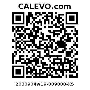 Calevo.com Preisschild 2030904w19-009000-XS