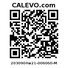 Calevo.com Preisschild 2030904w21-006060-M
