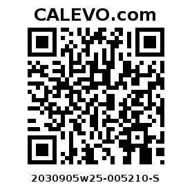 Calevo.com Preisschild 2030905w25-005210-S